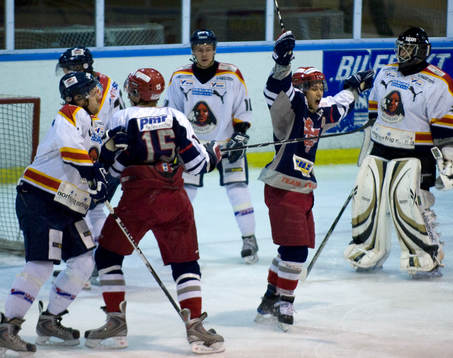 Hässleholm - Helsingborg : Ola Karlsson, Hässleholm, jubel