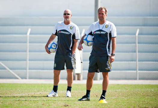 Henning Svendsen, kostrådgivare och Erik Hamrén,
