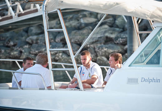 (fiske) Anders Svensson, Daniel Örlund och Per Karlsson