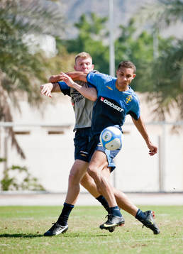 Mathias Ranégie och Michael Almebäck