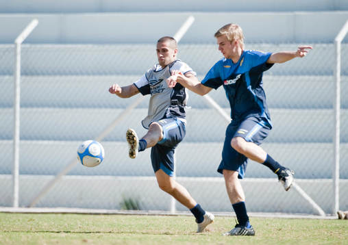 Emir Bajrami och Erik Lund