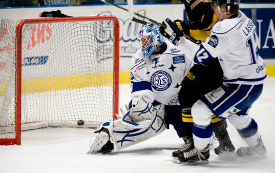 Daniel Bång, AIK och Joacim Eriksson, Målvakt Leksand