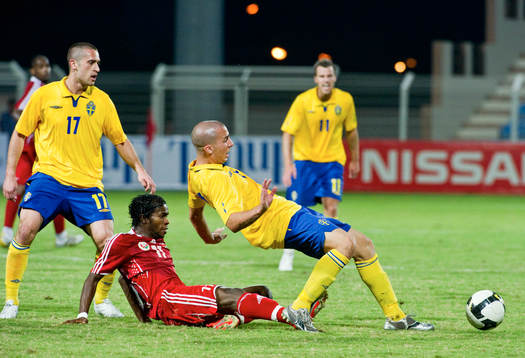 Emir Bajrami och Guillermo Molins, Sverige och Sád Suhail,