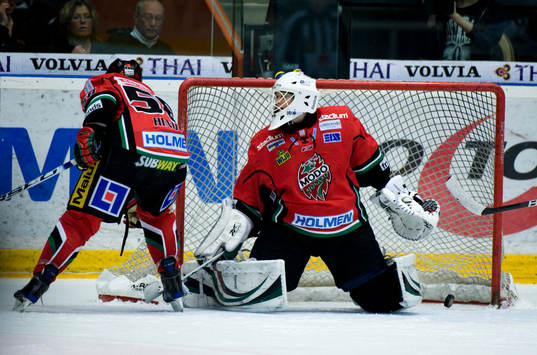 Niklas Svedberg, Målvakt Modo (Depp) Laurent Meunier,