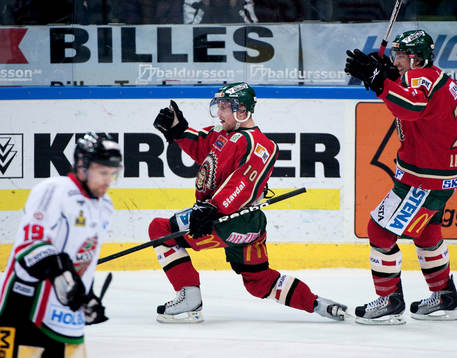 Fredrik Pettersson och Joel Lundqvist, Frölunda (jubel)