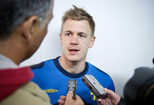 Johan Dahlin, målvakt Sverige Intervju