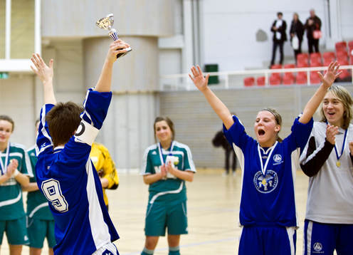 Bjärnum - Åhus: Sofie Jönsson, Sofie Rilöv, jubel,