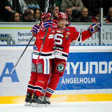 Linus Videll och Jonas Almtorp, Södertälje, jubel