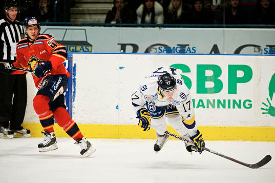 Andreas Falk, HV71, i luften