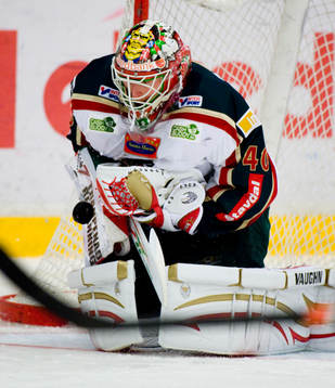 Johan Holmqvist, Målvakt Frölunda