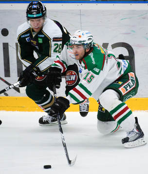 Dominik Granak, Färjestad mot Lubos Bartecko, Rögle