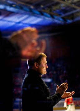 Stephan Lundh, tränare, applåd