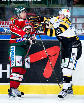 Tomi Kallio, Frölunda, Oscar Lindberg, Skellefteå, bråk,