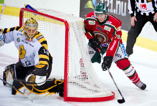 Andreas Hadelöv, målvakt, Skellefteå, Joel Lundqvist,