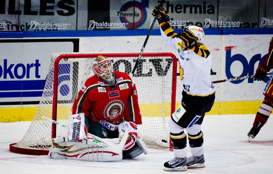 Johan Holmqvist, målvakt, Frölunda, depp. Skellefteå.