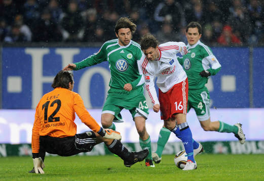 Andrea Barzagli, Wolfsburg och Marcus Berg, Hamburg