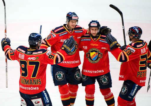 Michael Holmqvist, och Tim Eriksson, Djurgården  (Jubel)