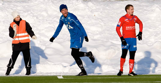 Emir Kujovic, Halmstad (jubel)