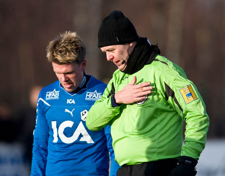 Christian Järdler med Martin Ingvarsson, domare