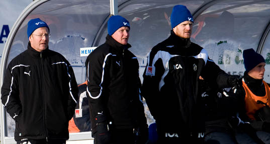 Lars Jacobsson, tränare, Anders Smith, Lagledare och