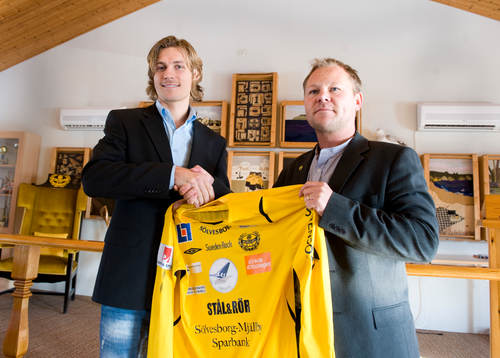 Tobias Grahn. och Thomas Borstam, sportchef