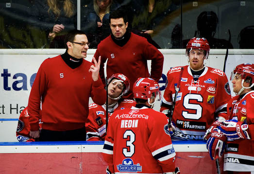 Peter Popovic, tränare Södertälje, timeout