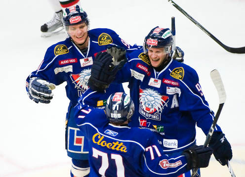 Andreas Jämtin, Tony Mårtensson och Jaroslav Hlinka,