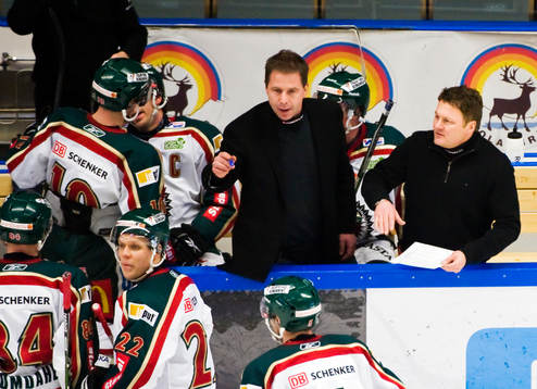 Ulf Dahlén och Stephan Lundh, tränare i Frölunda