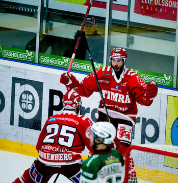 Daniel Corso och Martin Sonnenberg, Timrå, jubel