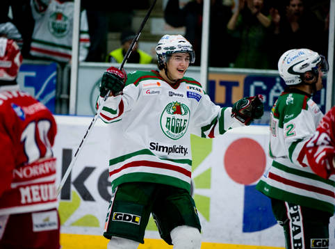 Dennis Everberg, Rögle, jubel