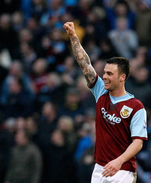 Danny Fox, Burnley. (Jubel)