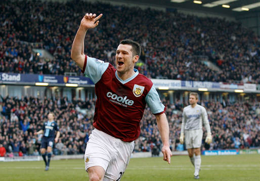David Nugent, Burnley.(Jubel)