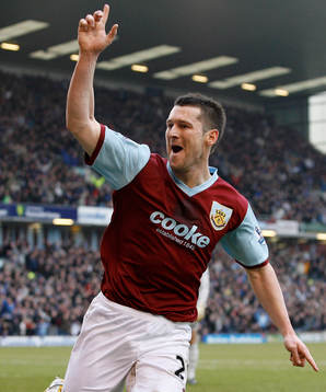 David Nugent, Burnley. (Jubel)