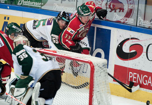 Riku Hahl, Frölunda och Severin Blindenbacher, Färjestad