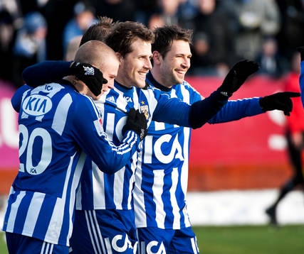Tobias Hysén,  Alexander Faltsetas och Stefan Selakovic,