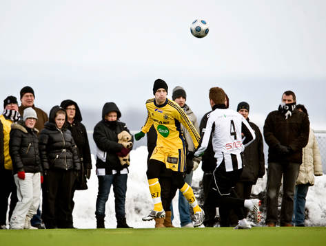 Fotboll, träningsmatch, Ängelholm - Landskrona