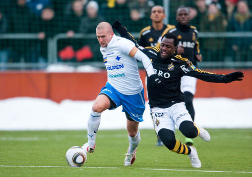 Daniel Bamberg, Norrköping och Dulee Johnson, AIK