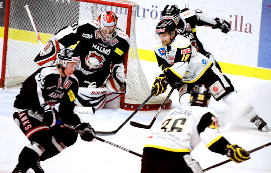 Markus Svensson, målvakt, Malmö och Stefan Hellkvist,