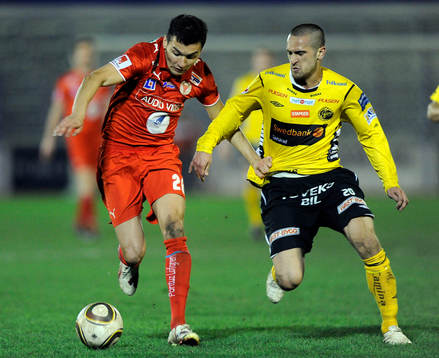 Emin Nouri, Kalmar FF och Emir Bajrami, Elfsborg