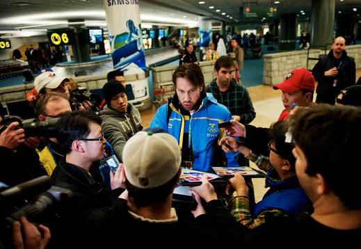 Peter Forsberg, intervju, press, media, autografjägare,