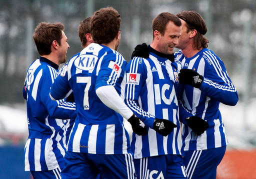 Hjalmar Jonsson, IFK Göteborg. Jubel