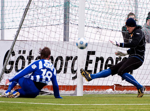 Pär Ericsson, IFK Göteborg och Nenad Novakovic, målvakt