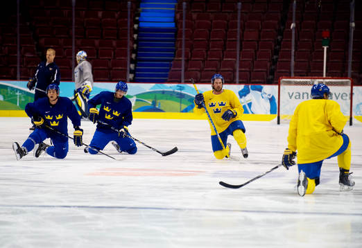 Magnus Johansson, Loui Eriksson och Peter Forsberg