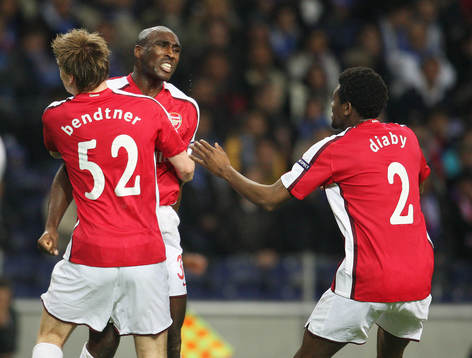 Sol Campbell, Arsenal. Jubel