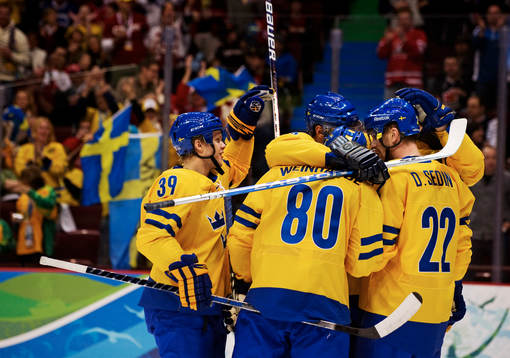 Daniel Sedin, Sverige, glädje, jubel