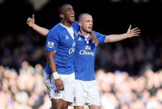 Fotboll, engelsk, Premier League, Everton - Manchester