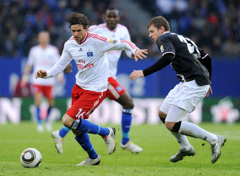 Marcus Berg, Hamburg och Marco Russ, Frankfurt