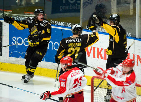 Richard Gynge och Daniel Bång, AIK, glädje, jubel