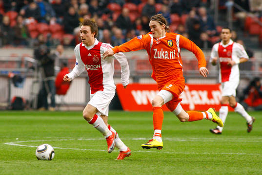 Christian Eriksen, Ajax och Lasse Nilsson, Vitesse