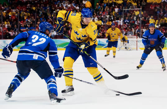 Fredrik Modin, Sverige, och Toni Lydman, Finland